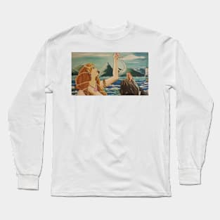 Mermaid with Pearls Long Sleeve T-Shirt